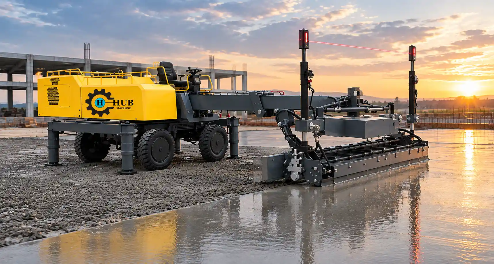HLS60-40 Laser Screed Makinesi